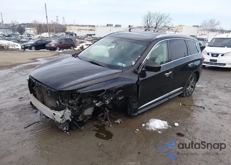 2013 Infiniti Jx35 z USA, uszkodzony, nr VIN 5N1AL0MM1DC313681